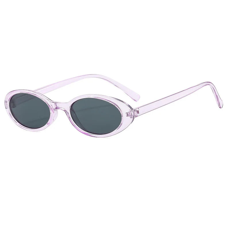Vintage Oval Cat-Eye UV400 Sunglasses