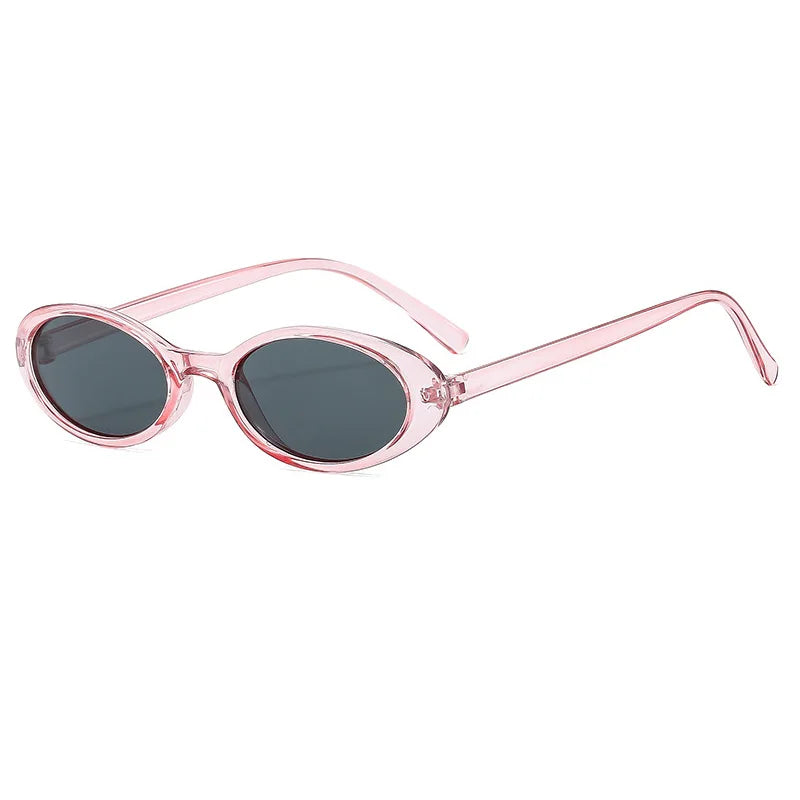 Vintage Oval Cat-Eye UV400 Sunglasses