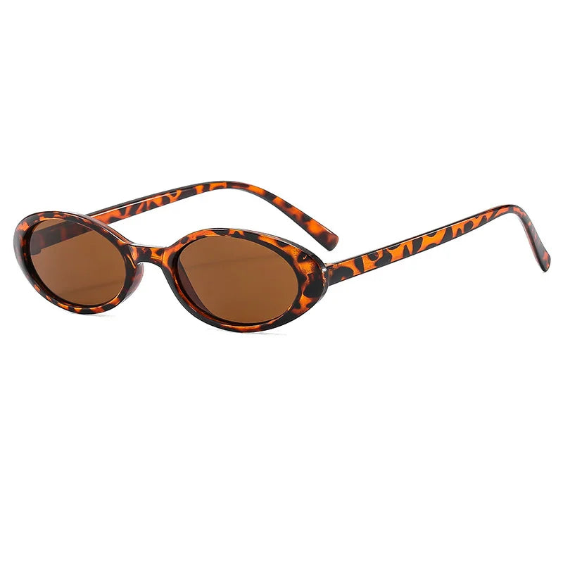 Vintage Oval Cat-Eye UV400 Sunglasses
