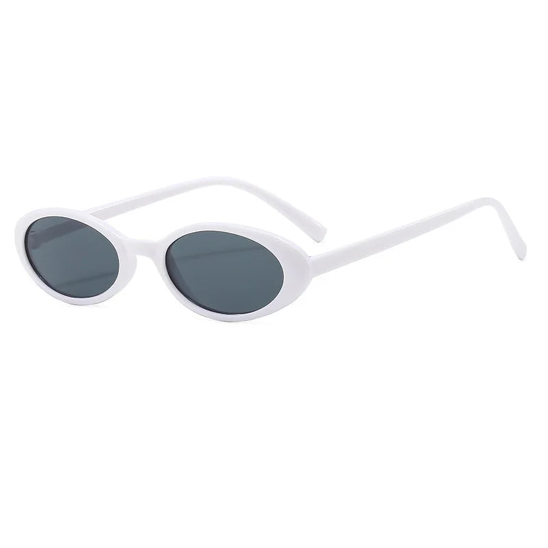 Vintage Oval Cat-Eye UV400 Sunglasses