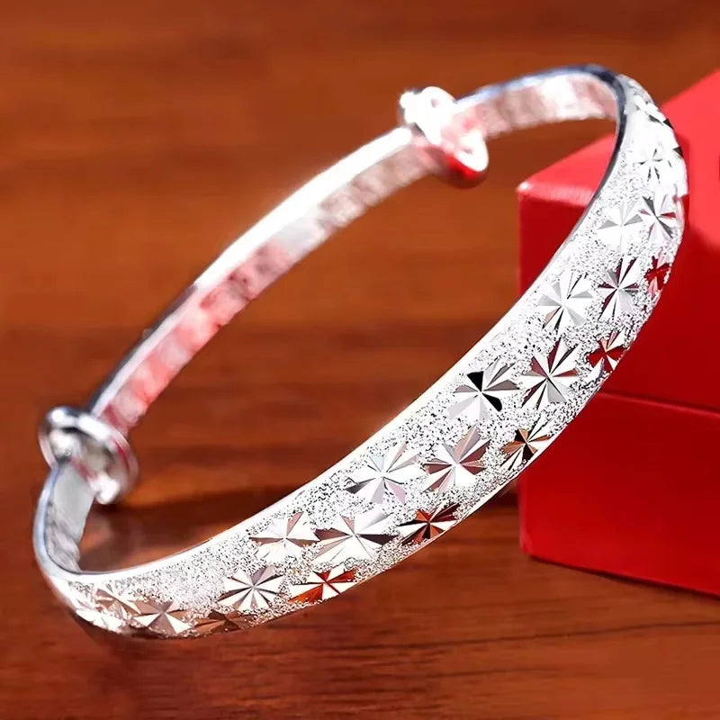925 Sterling Silver Gypsophila Star Bracelet