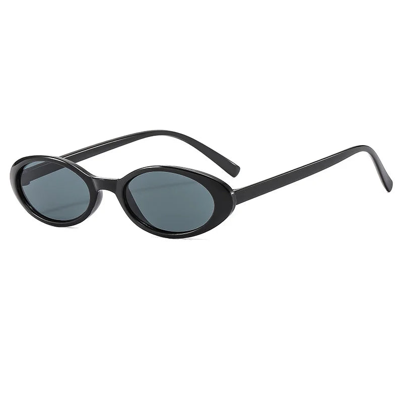 Vintage Oval Cat-Eye UV400 Sunglasses