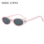 Vintage Oval Cat-Eye UV400 Sunglasses