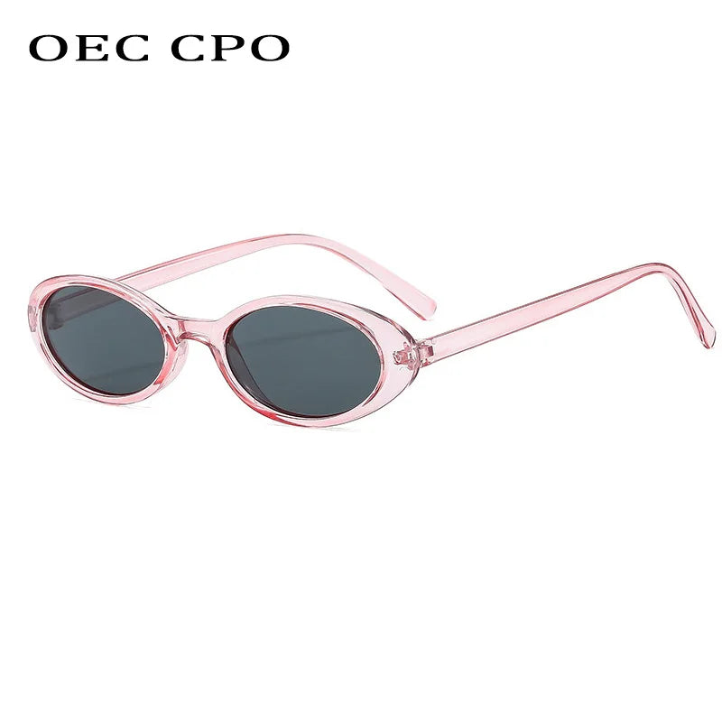 Vintage Oval Cat-Eye UV400 Sunglasses