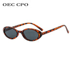 Vintage Oval Cat-Eye UV400 Sunglasses