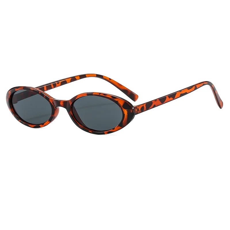 Vintage Oval Cat-Eye UV400 Sunglasses