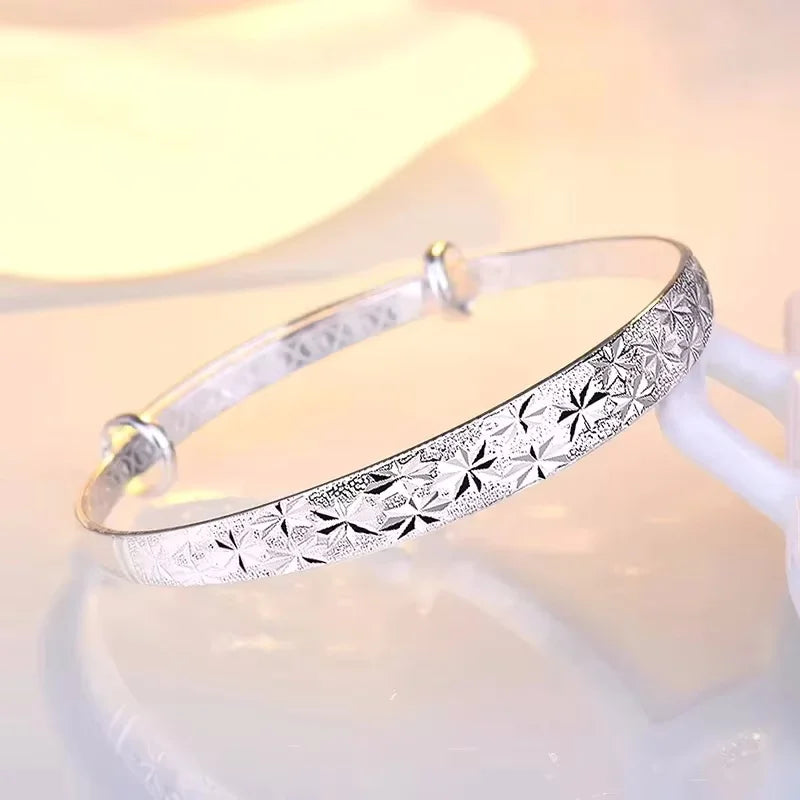 925 Sterling Silver Gypsophila Star Bracelet