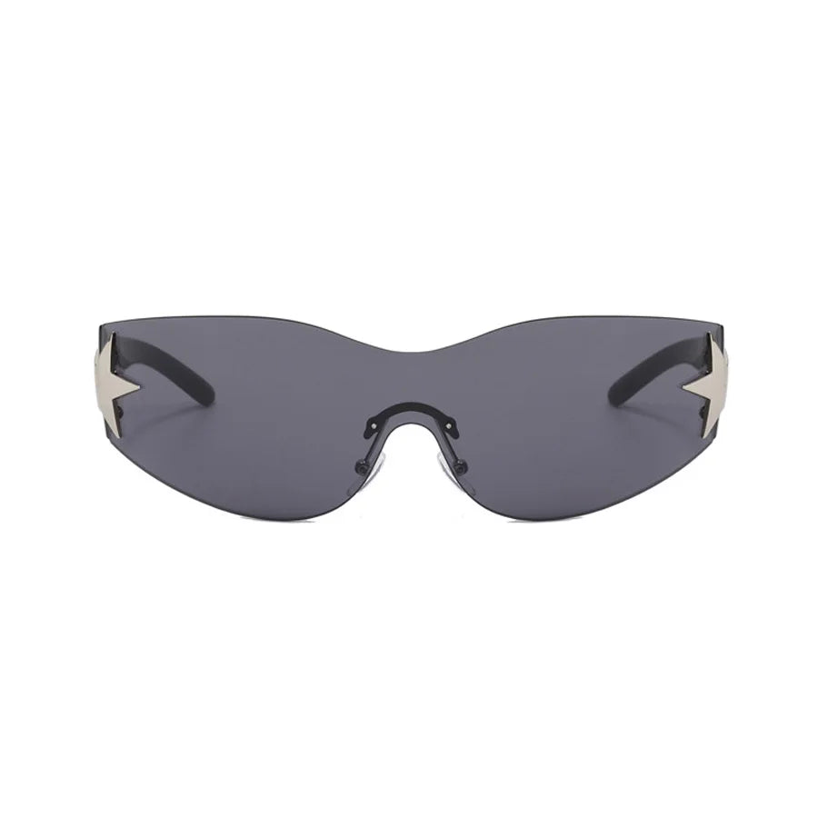 Rimless Star Y2K Fashion Sunglasses