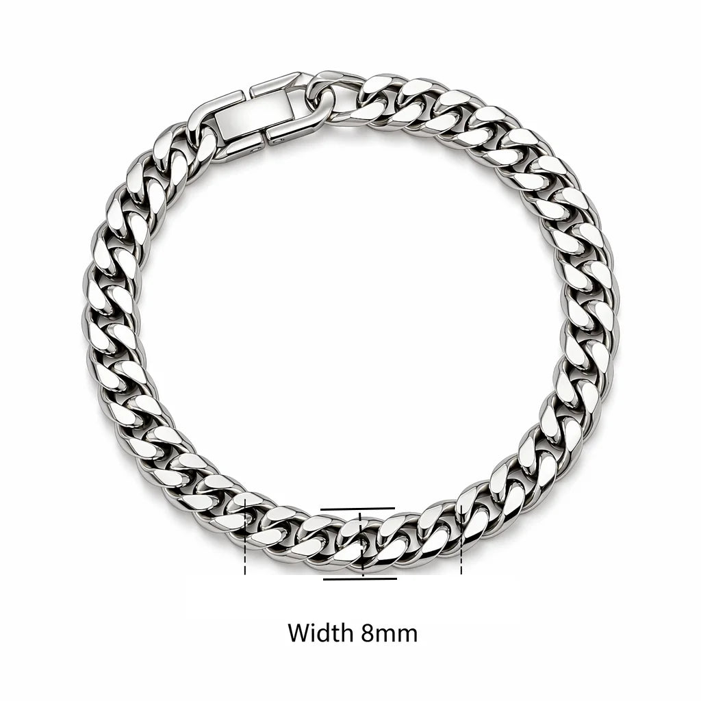 Stainless Steel Double-Row Braided Magnetic Bracelet