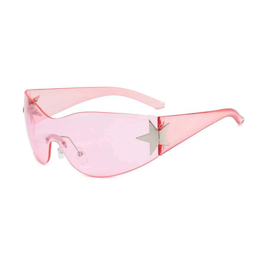 Rimless Star Y2K Fashion Sunglasses