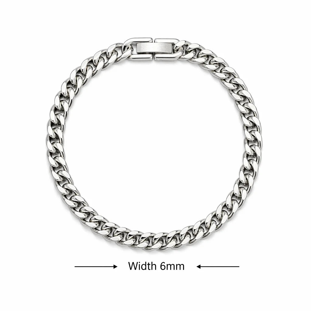 Stainless Steel Double-Row Braided Magnetic Bracelet
