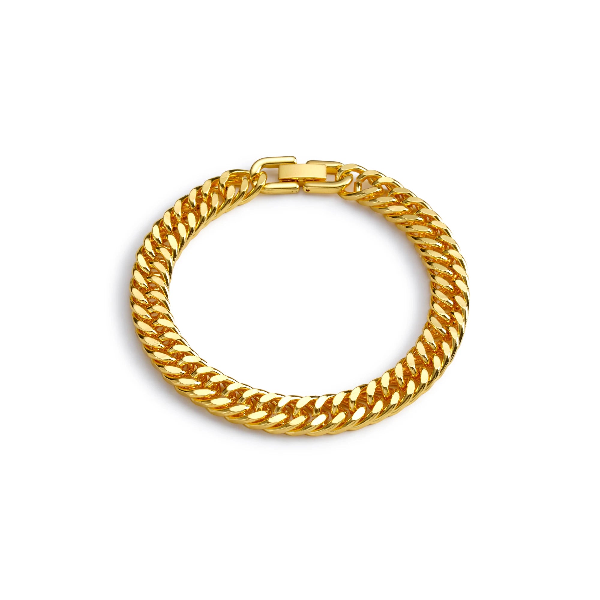 Stainless Steel Double-Row Braided Magnetic Bracelet