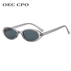 Vintage Oval Cat-Eye UV400 Sunglasses