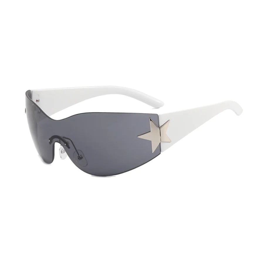 Rimless Star Y2K Fashion Sunglasses