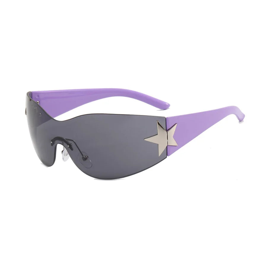 Rimless Star Y2K Fashion Sunglasses