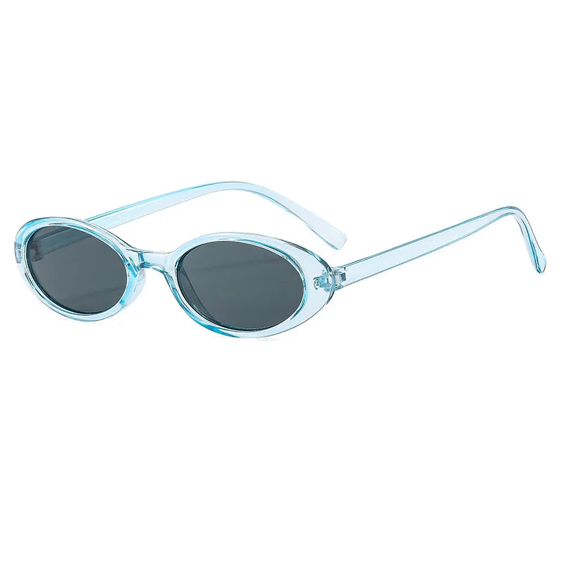 Vintage Oval Cat-Eye UV400 Sunglasses