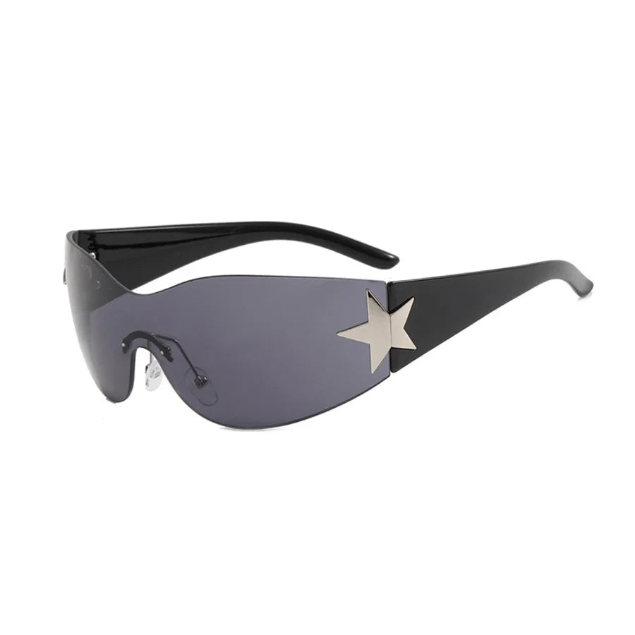 Rimless Star Y2K Fashion Sunglasses