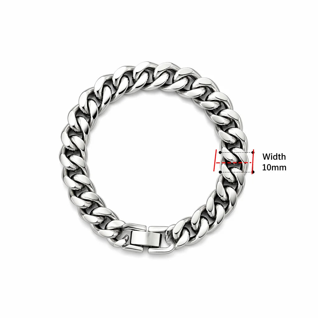 Stainless Steel Double-Row Braided Magnetic Bracelet
