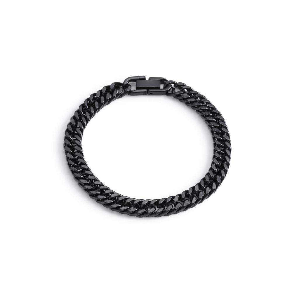 Stainless Steel Double-Row Braided Magnetic Bracelet