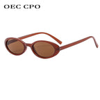 Vintage Oval Cat-Eye UV400 Sunglasses